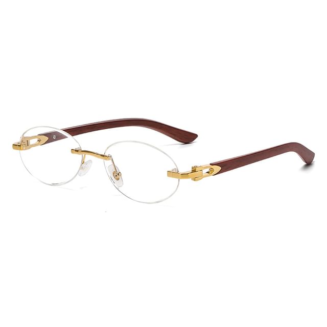 Sunglasses Frame Oval Thin