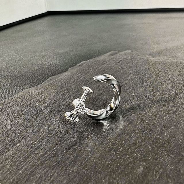 Twisted Alloy Open Hoop Earring Set
