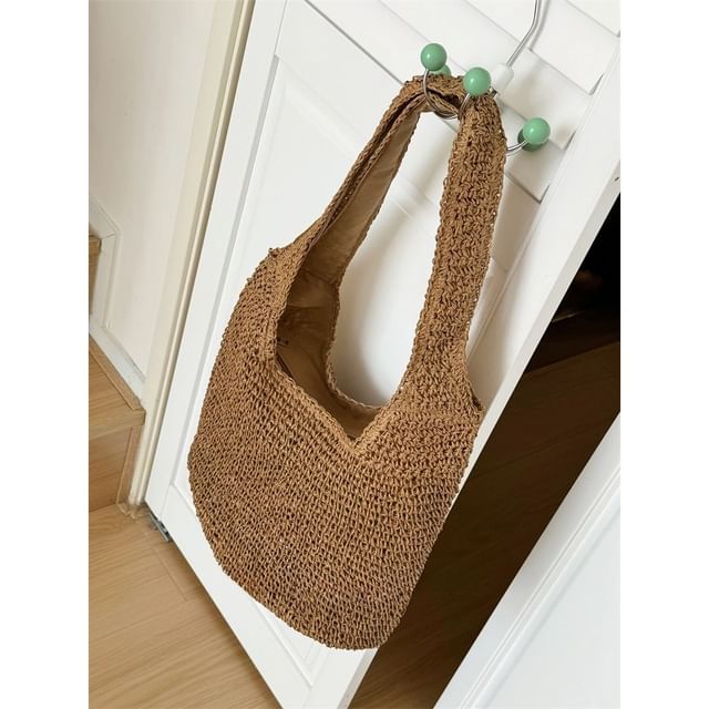 Tote Plain Bag Straw