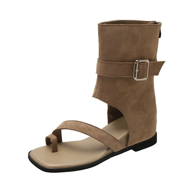 Boots Loop Hidden Toe Short Wedge