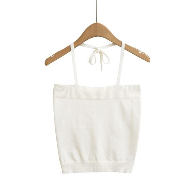 Halter Neck Crop Top
