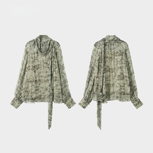 Sheer Blouse, Asymmetrical Skirt, and Camisole Set