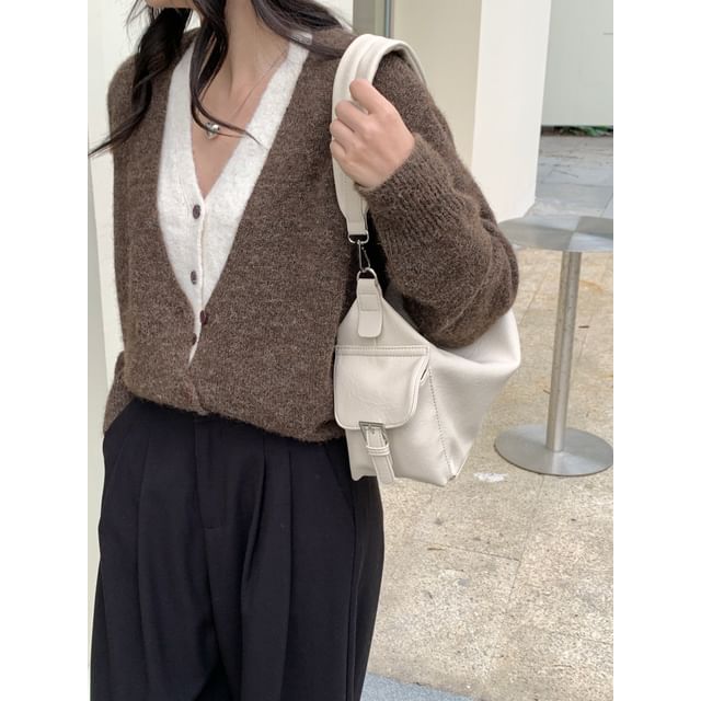 Flap Pocket Shoulder Bag
