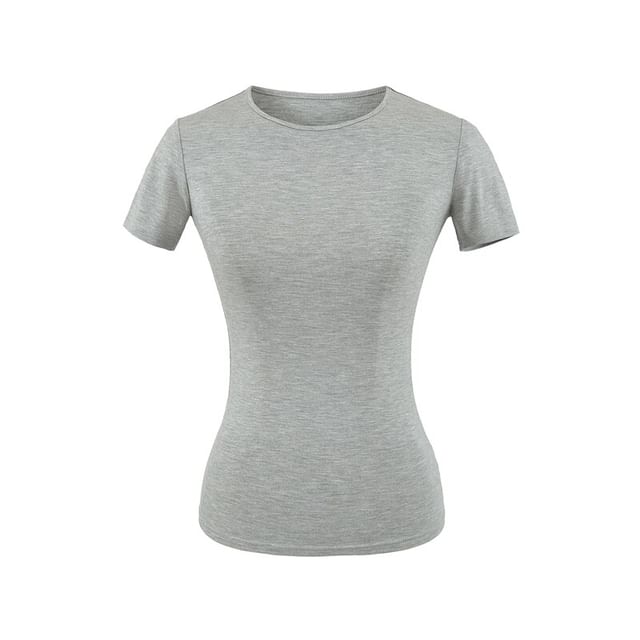 Classic Round Neck Short Sleeve Tee
