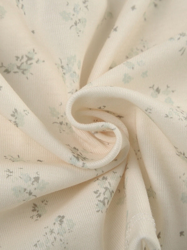 Beige Floral Vintage Cami Top