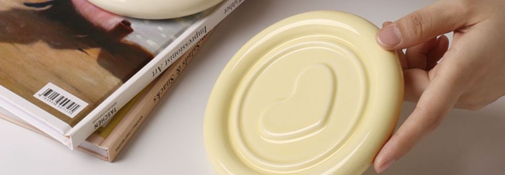 Heart-shaped Cup and Plate - Heartzcore Heartzcore