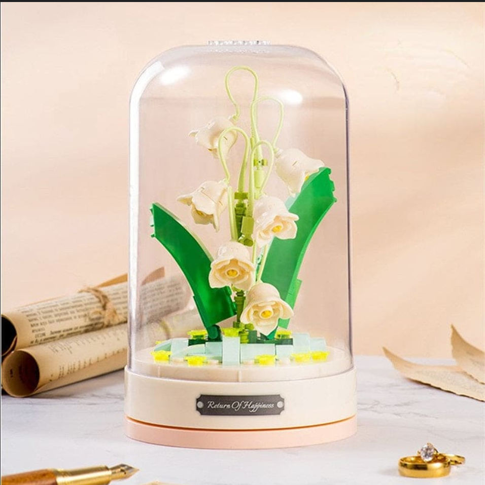 DIY LED Flower Block Music Box - Heartzcore MK Kawaii Store