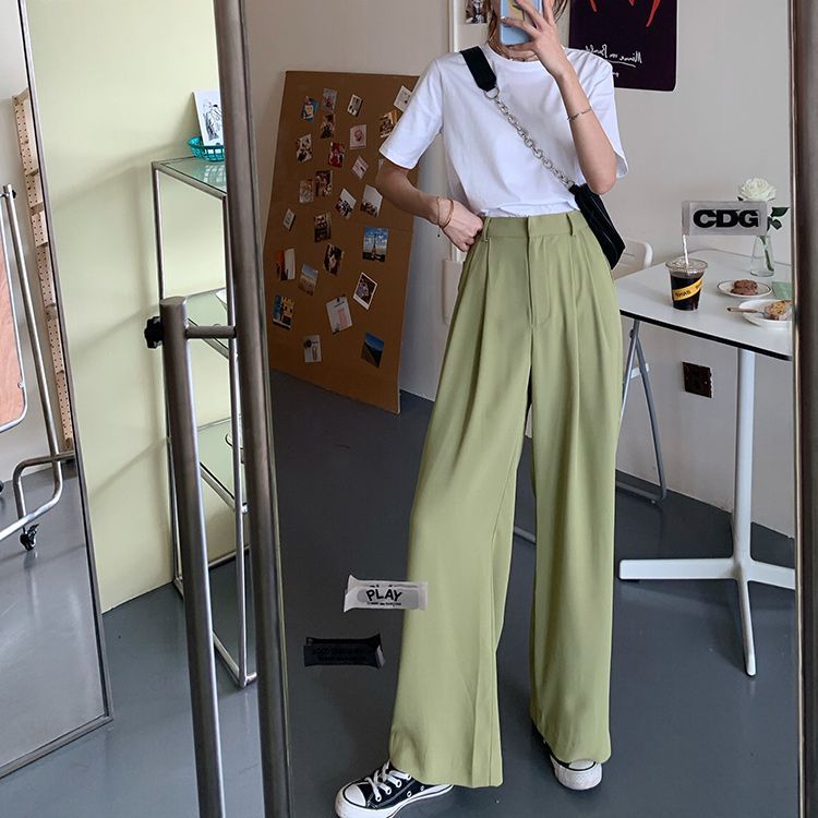 Wide-Leg Dress Pants dd8 MK Kawaii Store