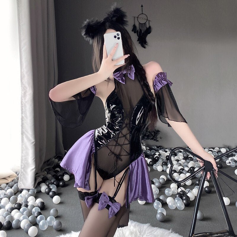 Dark Witch Jumpsuit Lingerie Susan