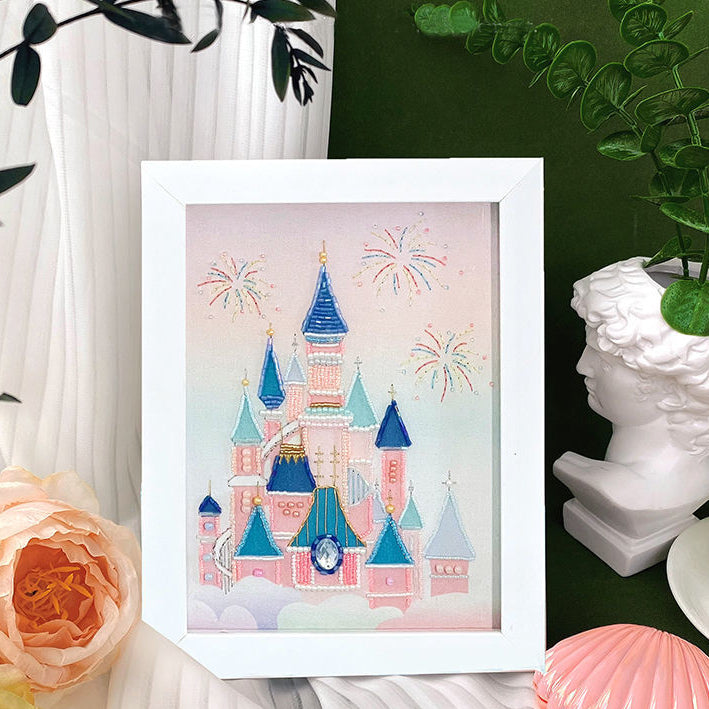 DIY castle embroidery decoration MK Kawaii Store
