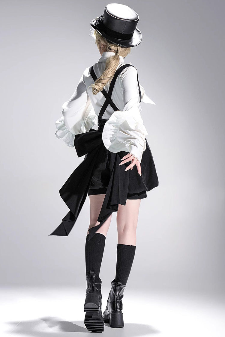 Ivory Vintage Long-Sleeve Dapper Prince Ouji Blouse