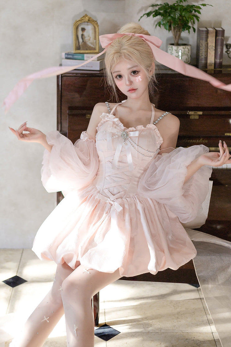 Runaway Princess Tulip JSK Set with Sleeveless & Bow Detail