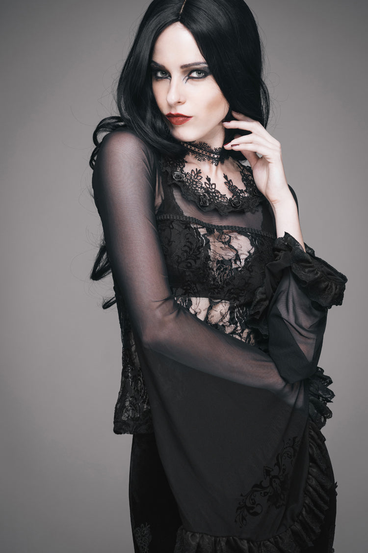 Fishbone Corset with Feather Accents and Lace Detailing