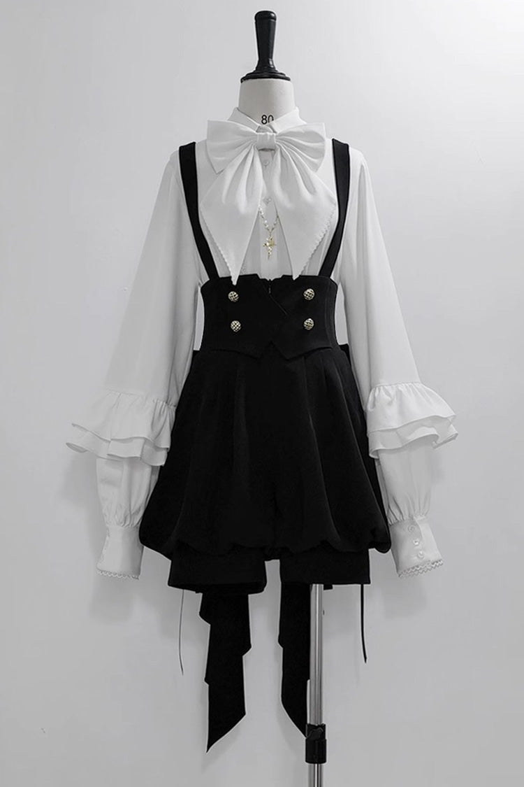 Ivory Vintage Long-Sleeve Dapper Prince Ouji Blouse