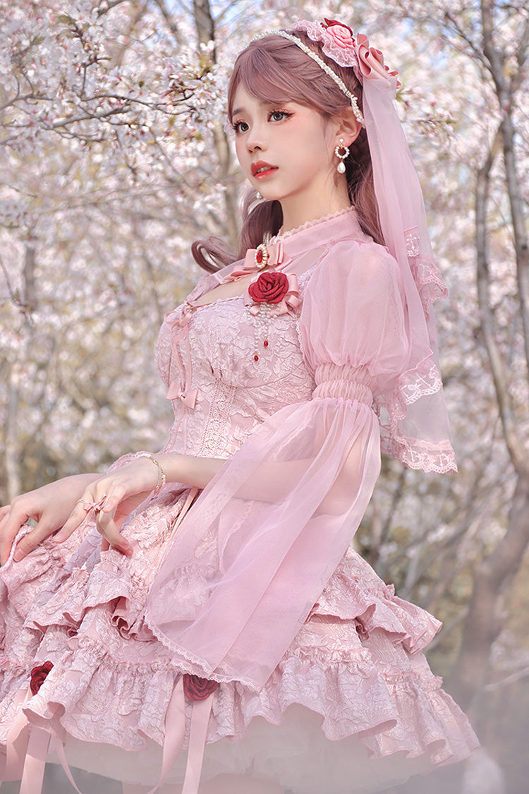 Weeping Rose Lace Ballet Skirt Set