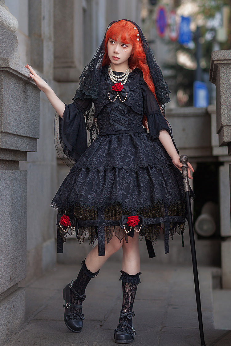 Apprentice Witch Gothic Lace Skirt