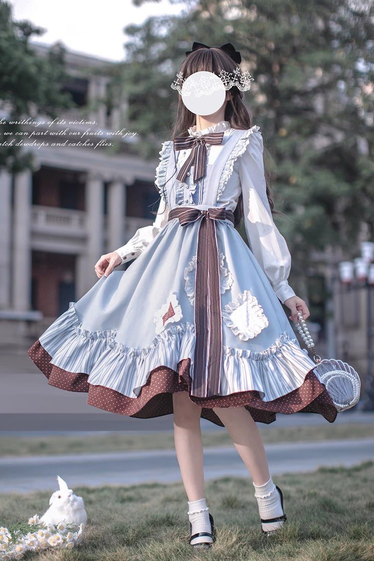Magic Vocal Club Ruffle Bowknot College Elegant JSK