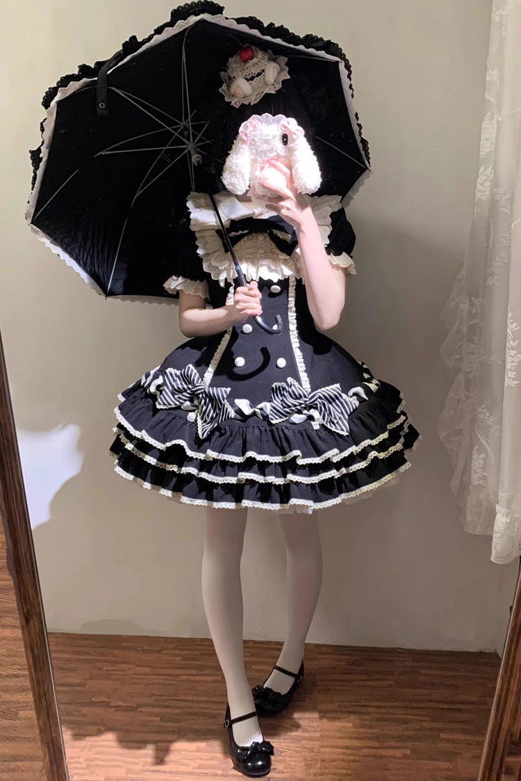 Tiered Sweet Princess Dress with Multi-Layered Ruffles