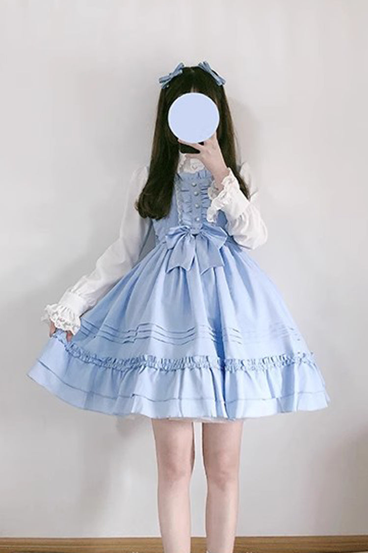 Ice Cream Bowknot Chiffon Sweet JSK Dress