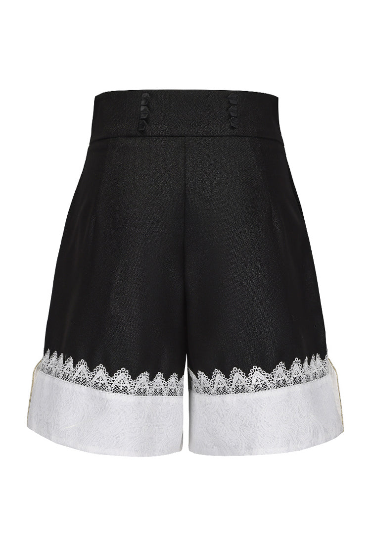 Noir Lace Ouji Vintage Prince Shorts - The Secret of Fatima