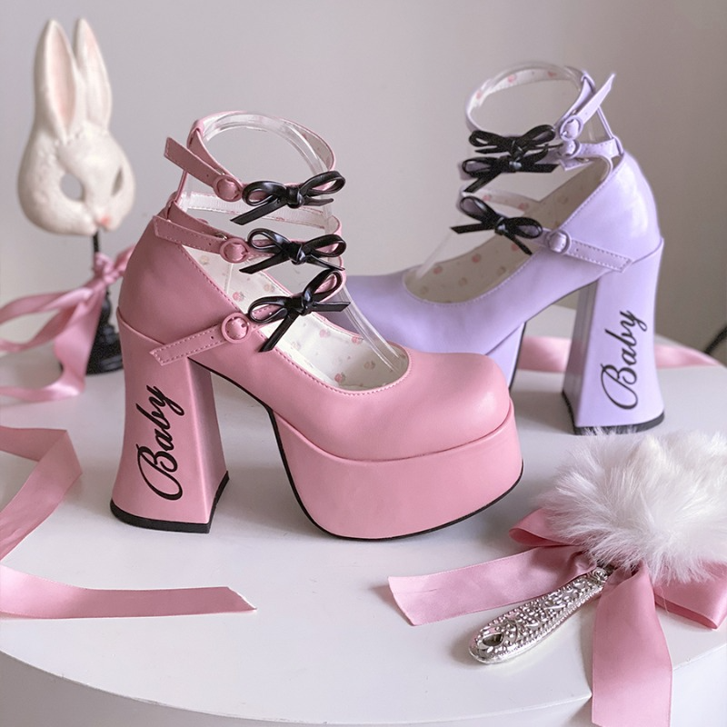 Kawaii Sweet Lolita High Heels - Kimi MK Kawaii Store