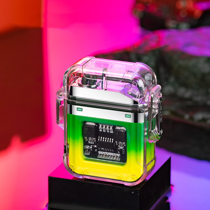 Alloy Rotary Gyro Type-C Charging Electric Lighter MK19222 MK Kawaii Store