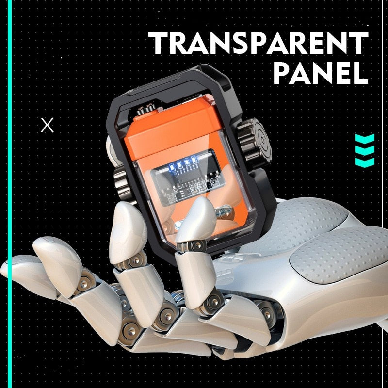 Alloy Rotary Gyro Type-C Charging Electric Lighter MK19222 MK Kawaii Store