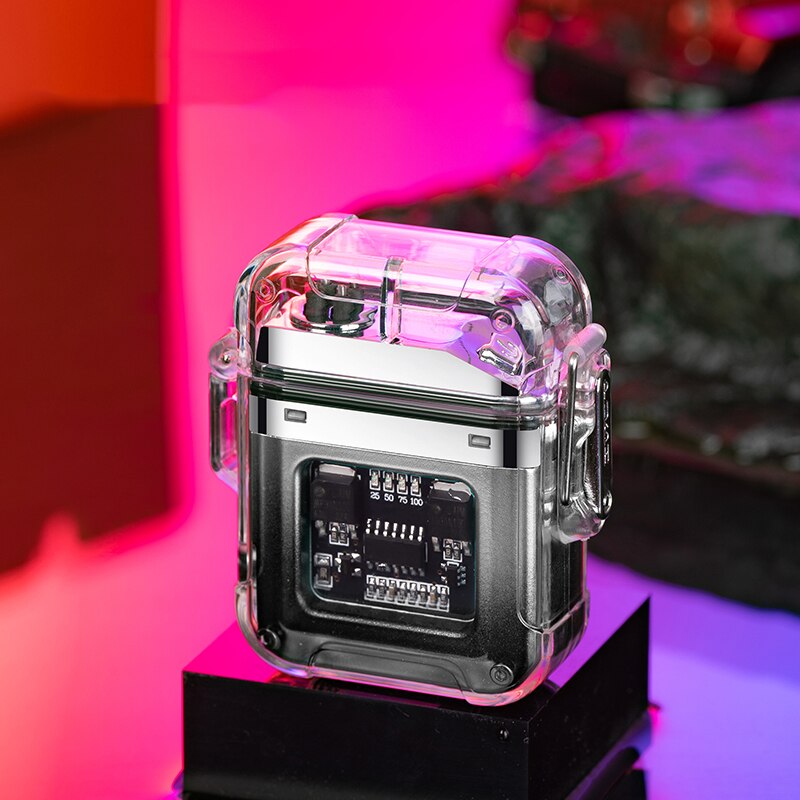 Alloy Rotary Gyro Type-C Charging Electric Lighter MK19222 MK Kawaii Store