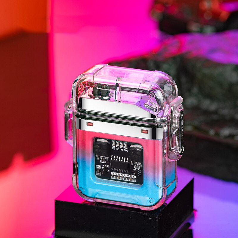 Alloy Rotary Gyro Type-C Charging Electric Lighter MK19222 MK Kawaii Store