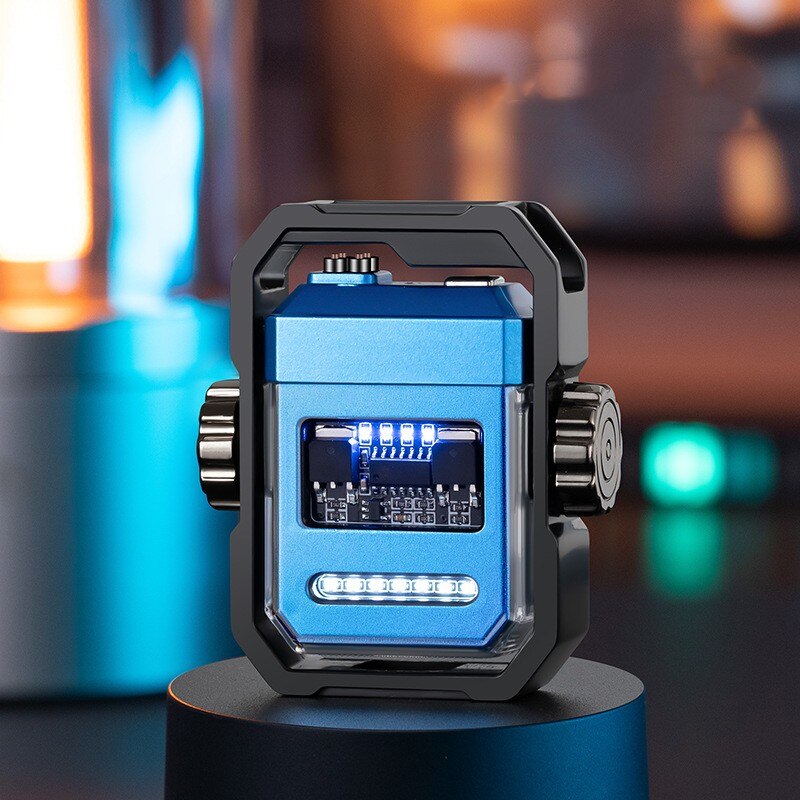 Alloy Rotary Gyro Type-C Charging Electric Lighter MK19222 MK Kawaii Store