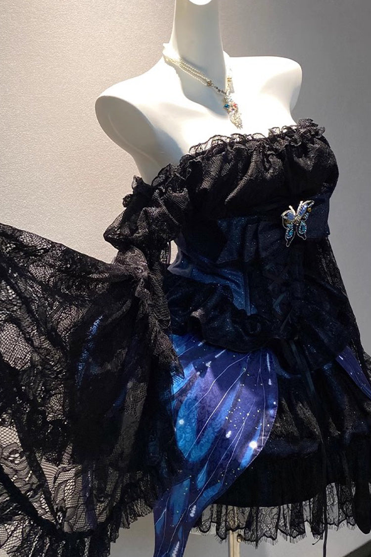Sparkling Butterfly Bowknot Sweet Skirt