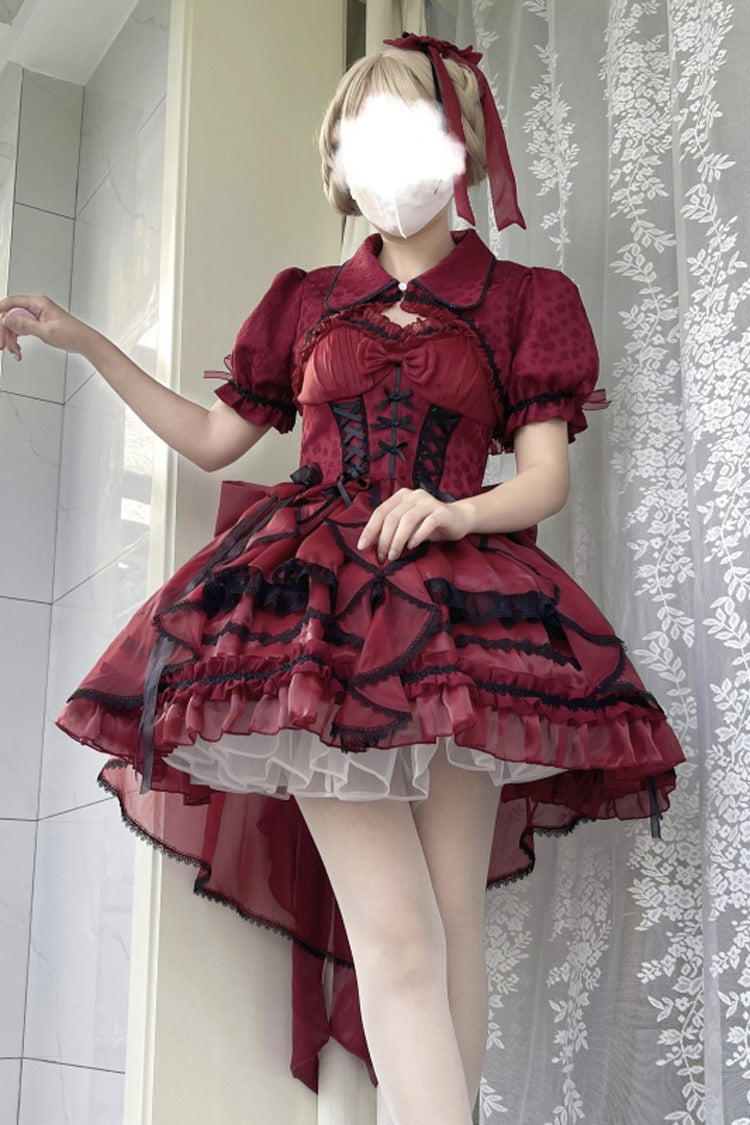 Glaze Fantasy JSK Dress with Ruffled Bodice - 5 Colors