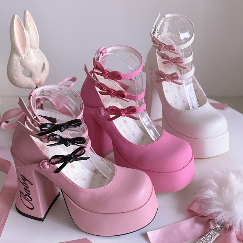 Kawaii Sweet Lolita High Heels - Kimi MK Kawaii Store