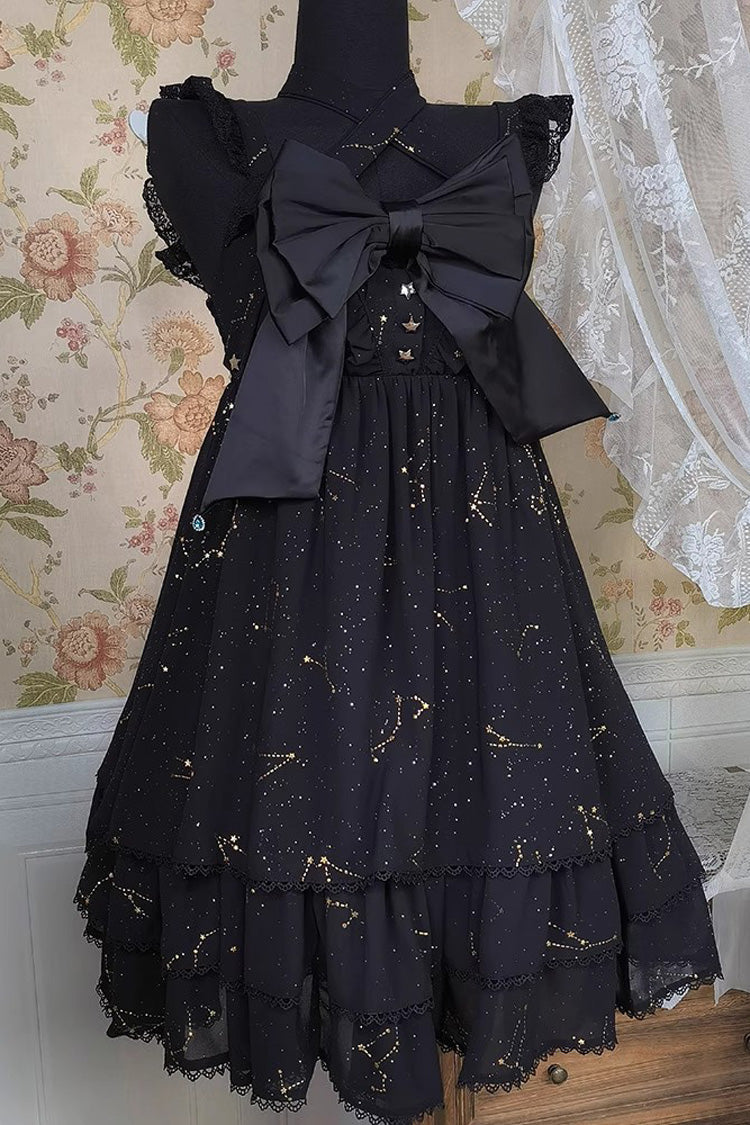 Princess Lolita JSK with Bowknot and Triple Ruffle
