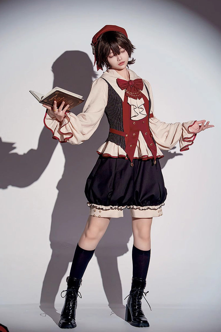 Gorgeous Prince Ensemble with Ruffled Bow Accents