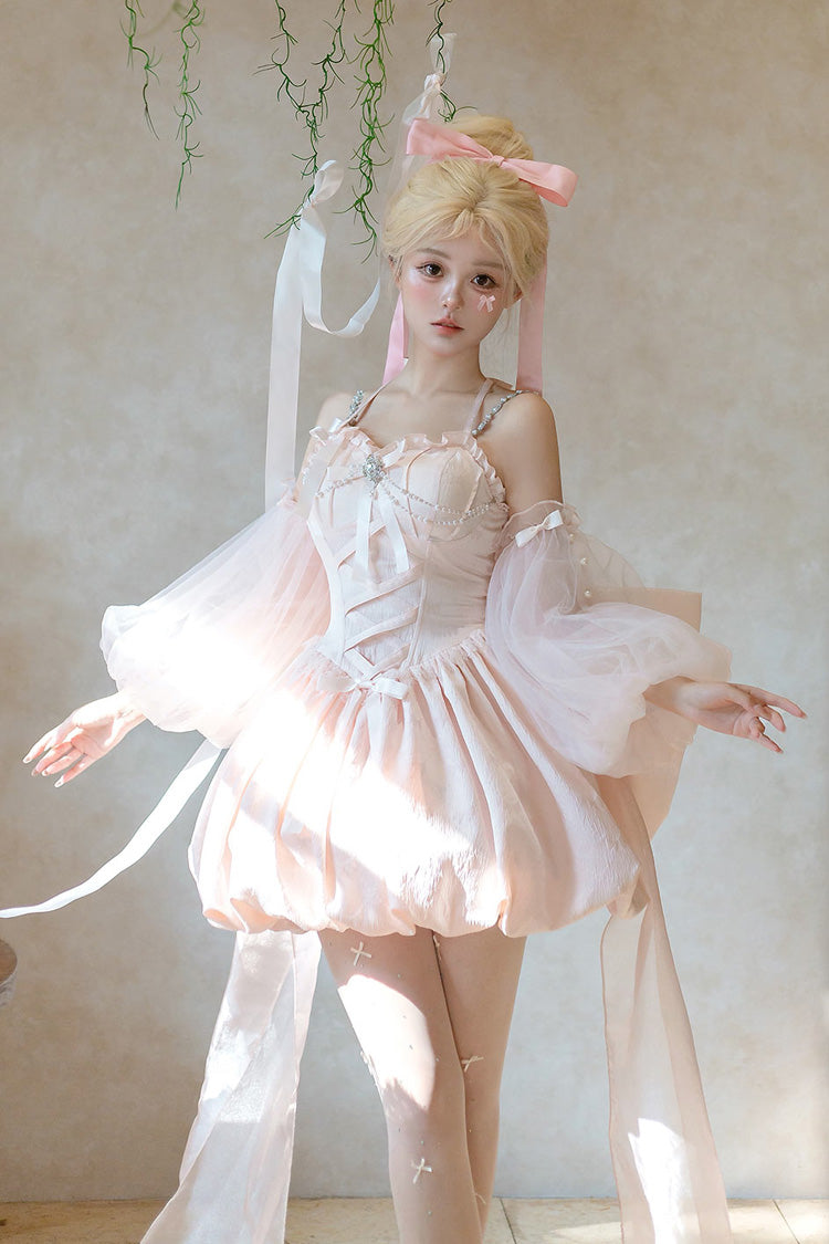 Runaway Princess Tulip JSK Set with Sleeveless & Bow Detail