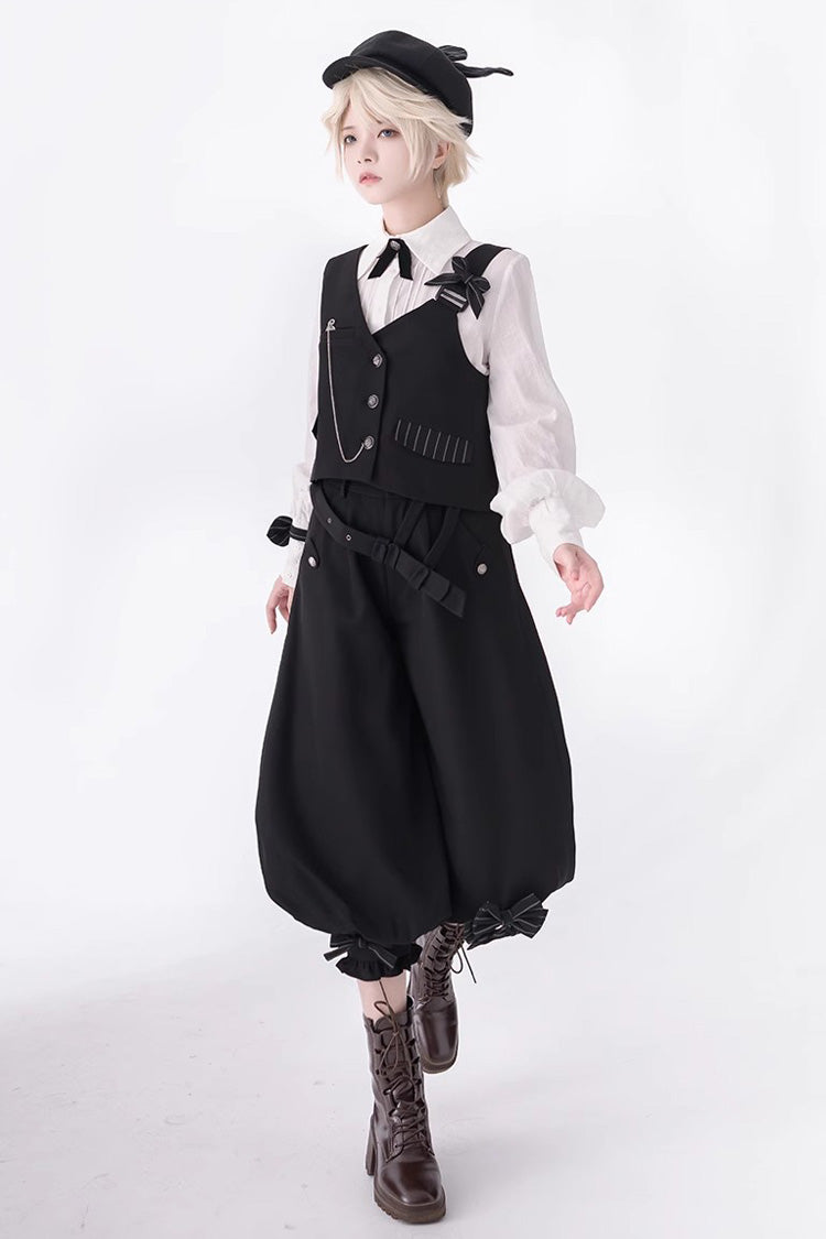 Ivory Long-Sleeve Secret Morning Paper Dapper Ouji Shirt