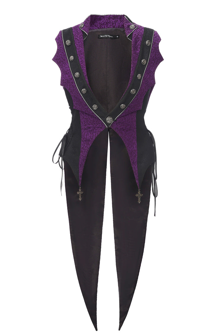 Eternal Blood Moon Forest V-Neck Sleeveless Ouji Prince Handsome Lolita Coat in Two Colors