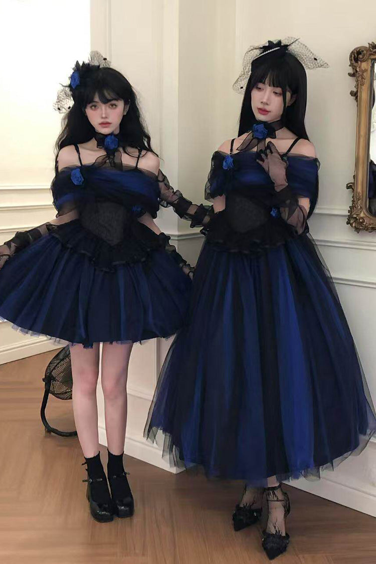 Off Shoulder Ruffled Lace Gothic Lolita Dress