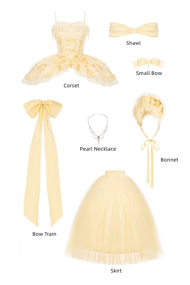 Sissi's Pilgrimage Off Shoulder Sweet Skirt