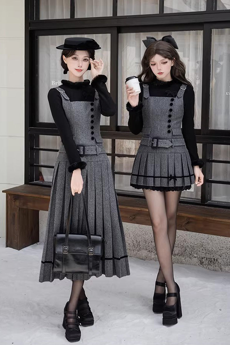 Ash Daily Elegant JSK with Graceful Ruffle Details