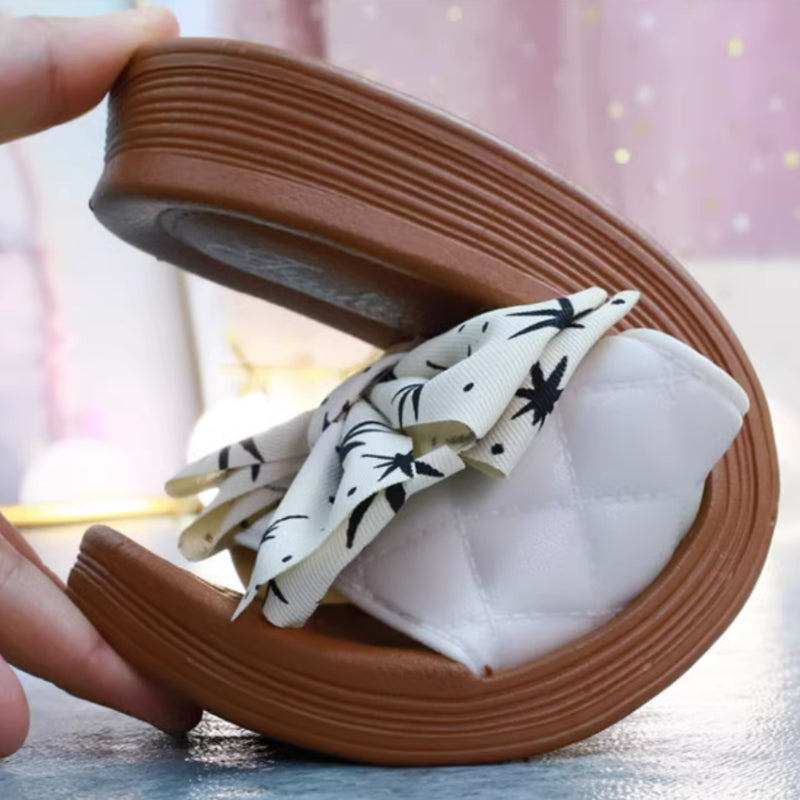 Summer Time Cute Bow Sandals SP19147 MK Kawaii Store