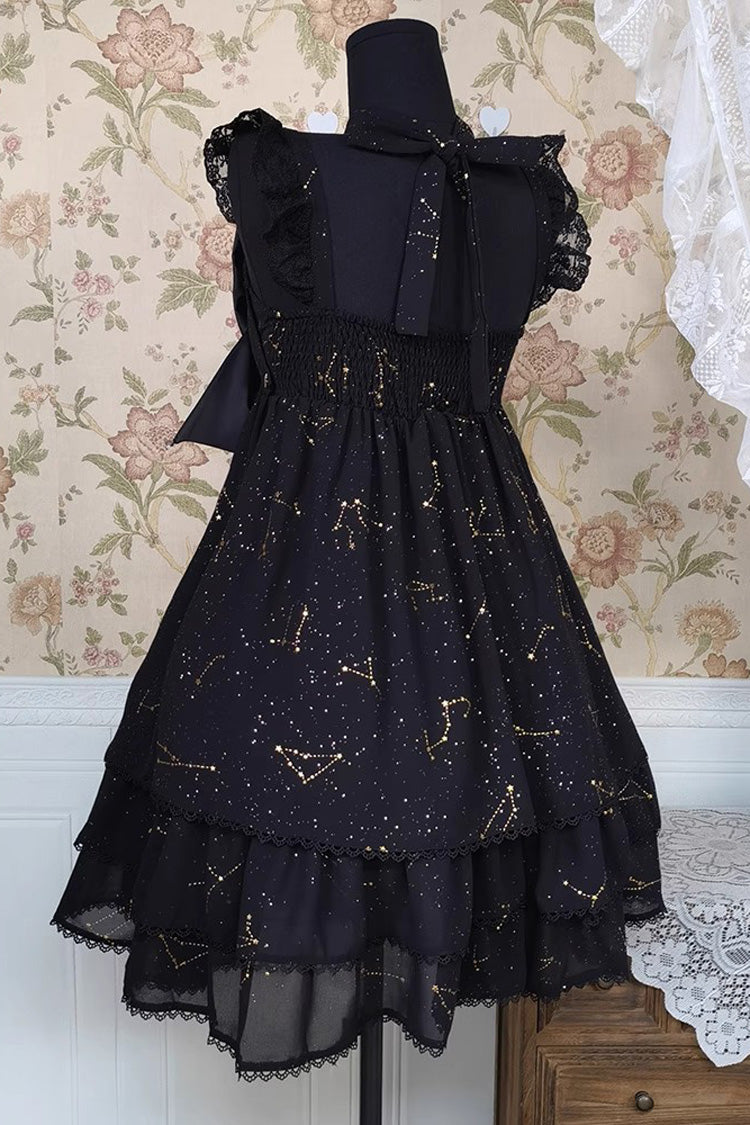 Princess Lolita JSK with Bowknot and Triple Ruffle