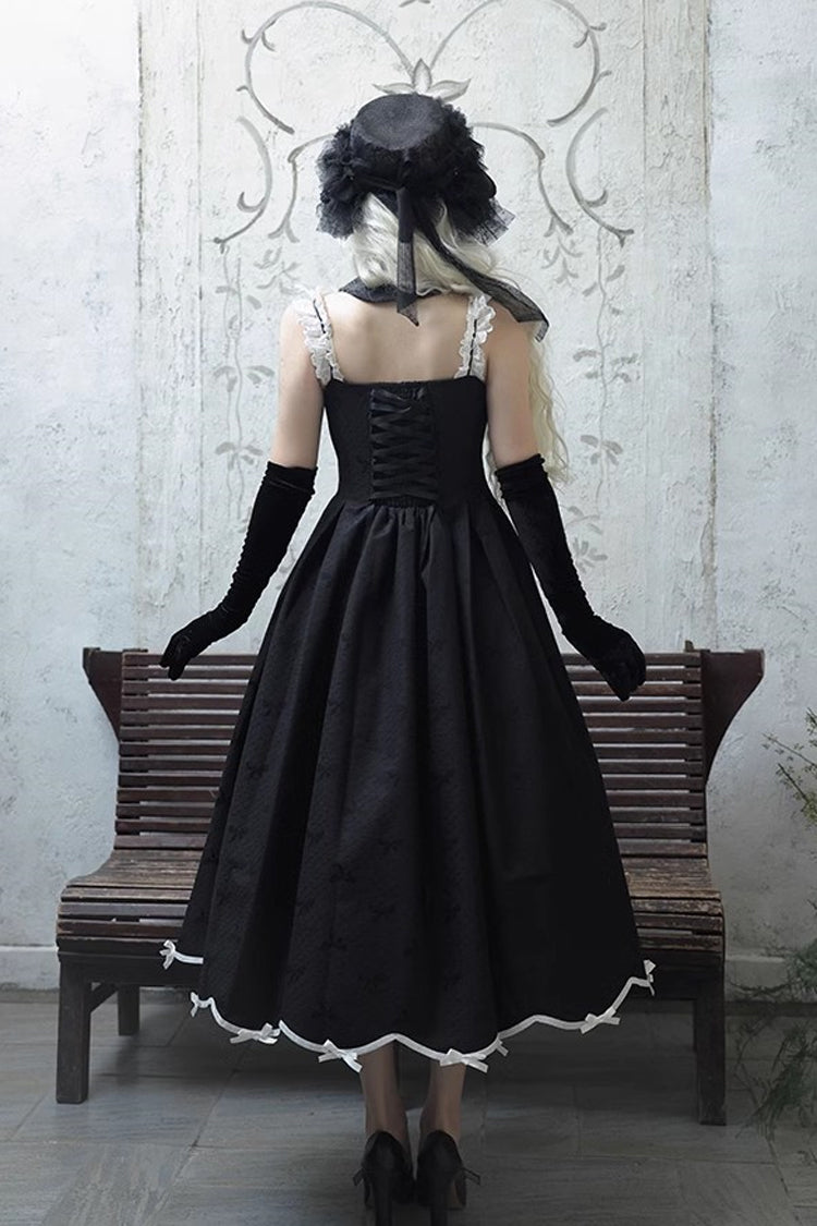 Long Sweet Princess Dress with Elegant Swan Design