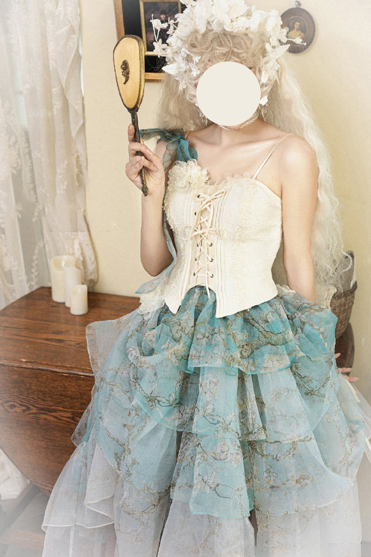 Gradient Printed Sweet Lolita Skirt
