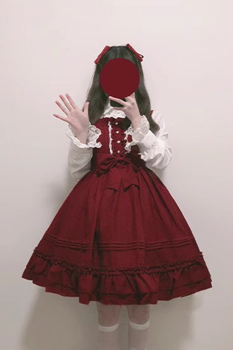 Ice Cream Bowknot Chiffon Sweet JSK Dress