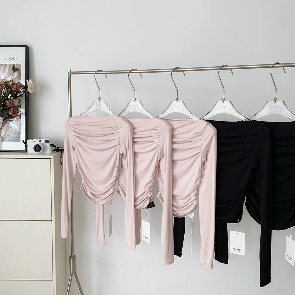 Black Pink Knitted Sweater Slim Top - Heartzcore MK Kawaii Store