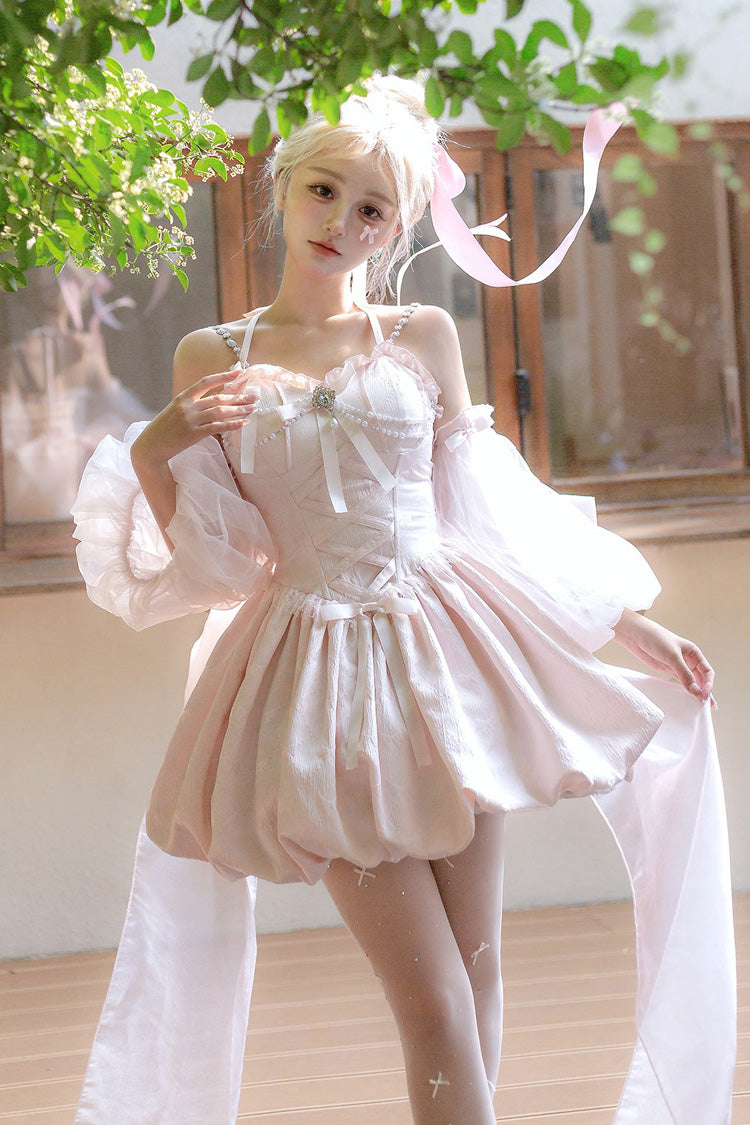 Runaway Princess Tulip JSK Set with Sleeveless & Bow Detail