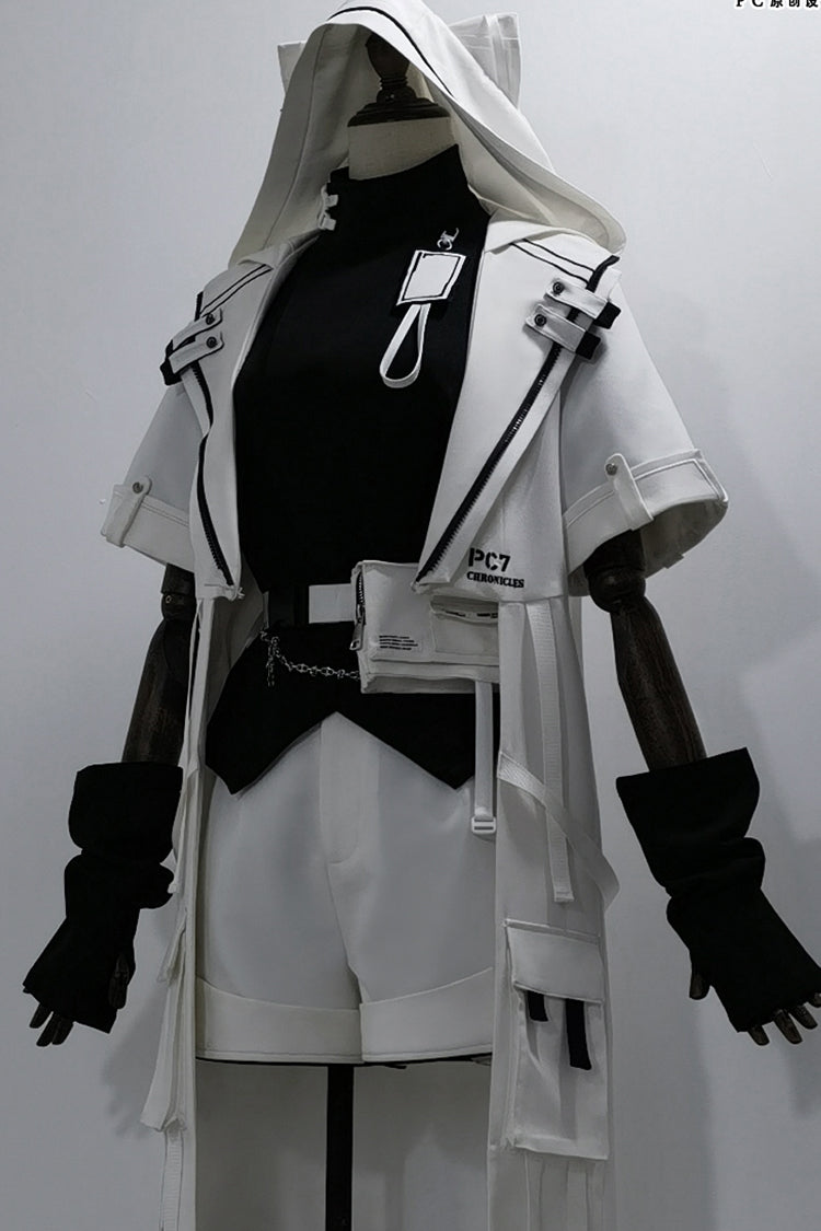 Ouji Fashion Prince Stand Collar Short Sleeve Lolita Blouse