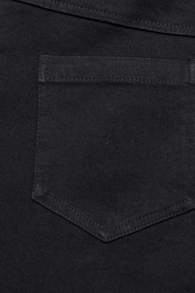 Gothic Pants with Lace-Up and Triple Ruffle